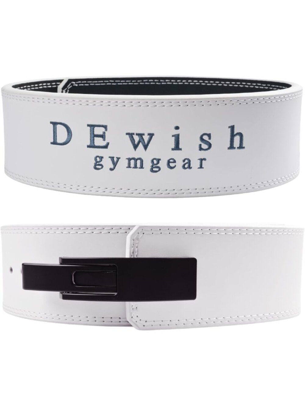 Heavy Duty 10mm Leather Weight Lifting Belt - 4" Wide for Squats, Deadlifts